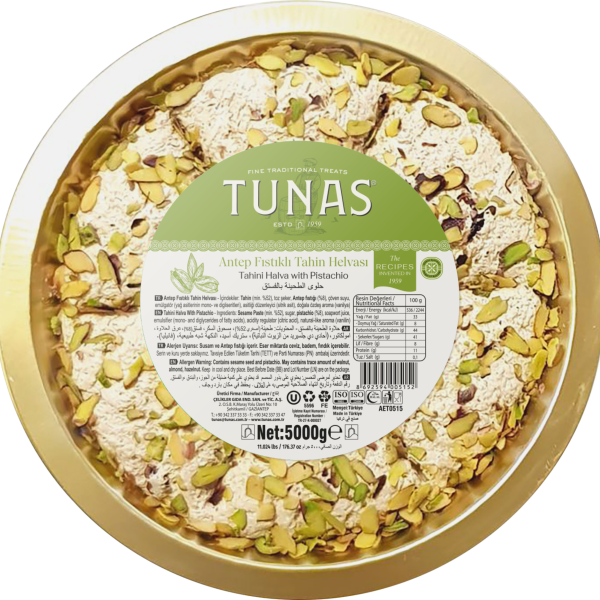 Tunas seesamihalvaa pistaatsiapähklitega 5000g