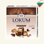 Bulgaaria lokum pähklite ja rosinatega šokolaadi glasuuris 170g
