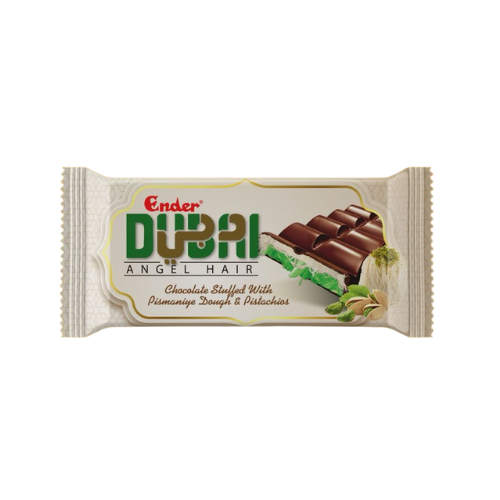 Ender Dubai Angel Hair (Dubai šokolaad niithalvaa ja pistaatsiaga) 51g Ender Dubai Angel Hair (Dubai šokolaad niithalvaa ja pistaatsiaga) 51g